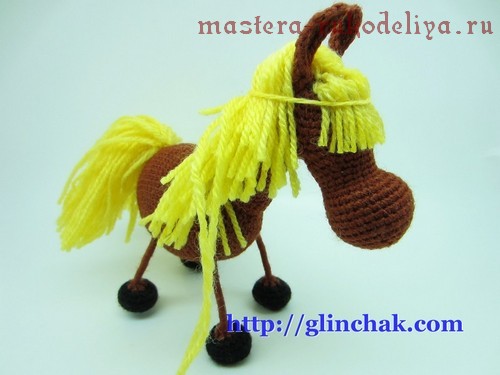 Мастер-класс по вязанию крючком: Лошадка Цаца амигуруми